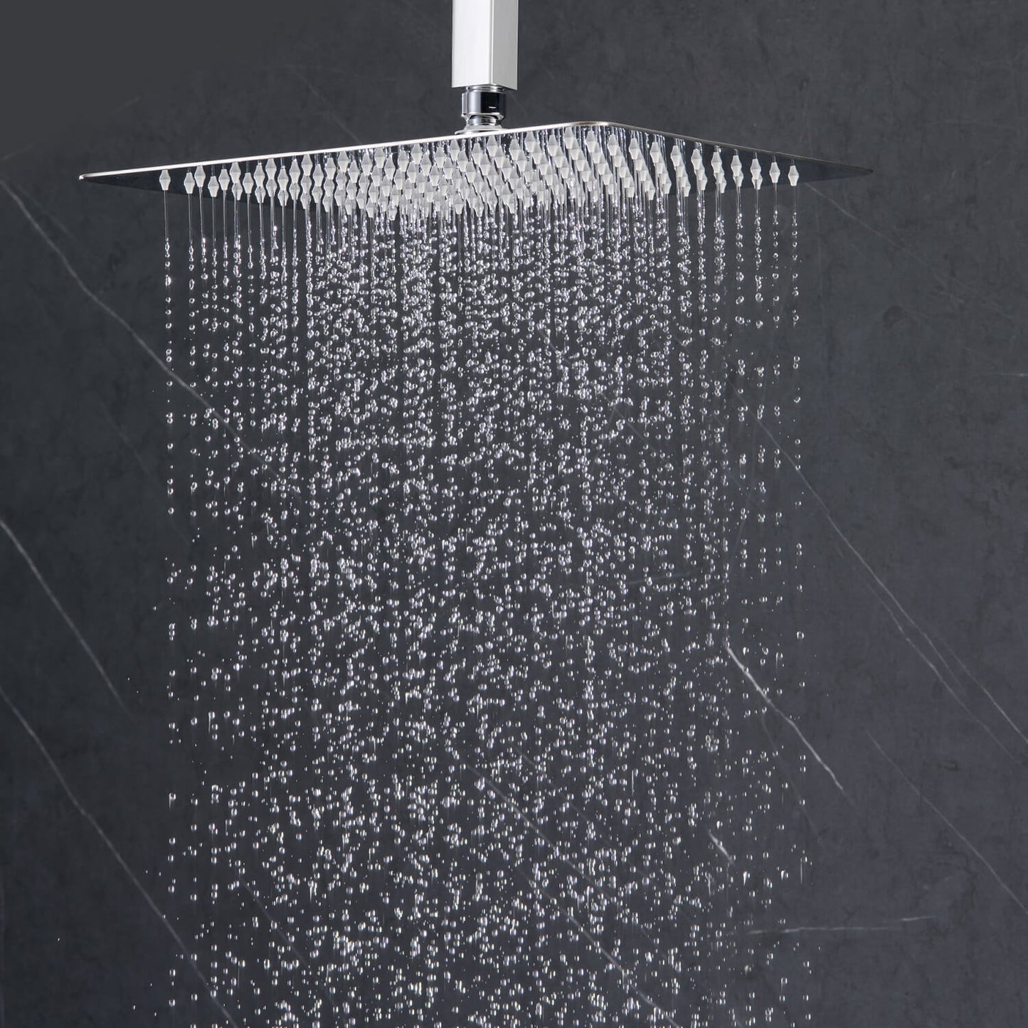 Square Sus304 shower head SHA1201