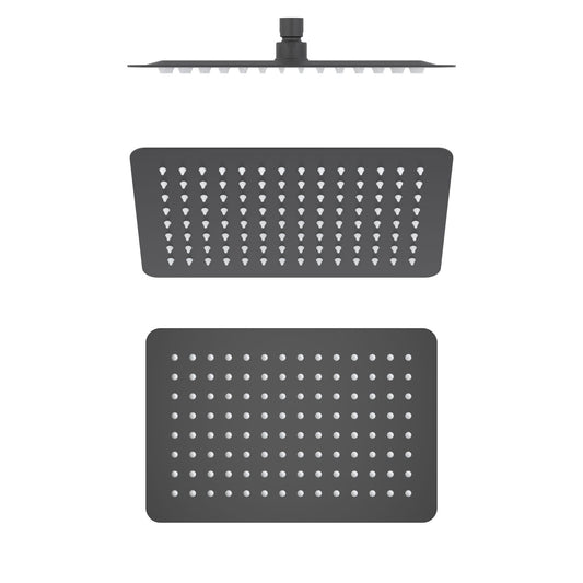 Aquavit 300x200mm Ultra-Thin Round Stainless Steel Rain Showerhead SHA1203