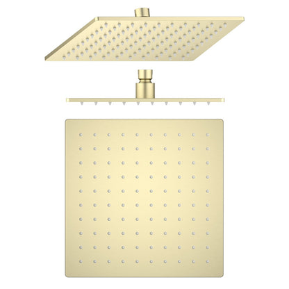SHB1001 square stainless steel overhead rain shower head