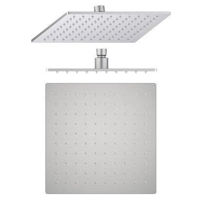 250 mm stainless steel rain shower head with a 6 mm slim profile
