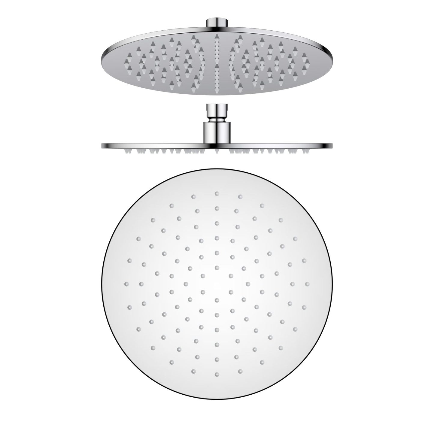 SHB1002 round stainless steel overhead rain shower head