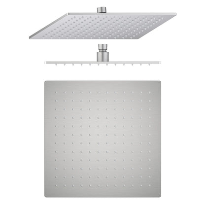 300 mm Square Stainless Steel Rain Shower Head with 6 mm Slim Profile SHB1201