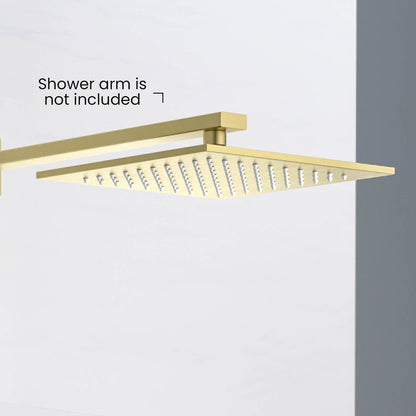 Square Sus304 shower head SHD1001