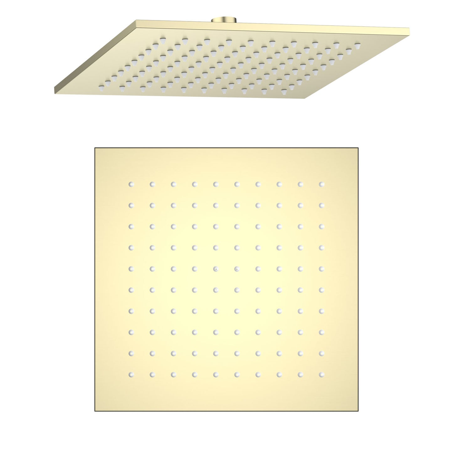 Square Sus304 shower head SHD1001