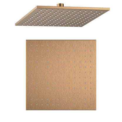 Aquavit 250mm Classic 8mm Thick Square Stainless Steel Rain Showerhead SHD1001