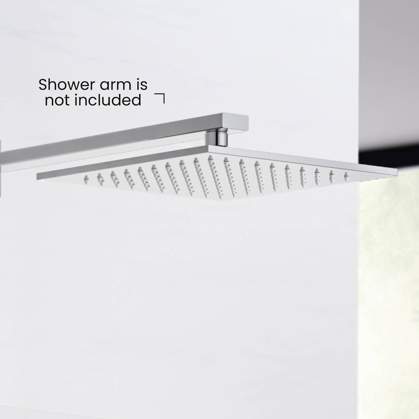 Square Sus304 shower head SHD1001