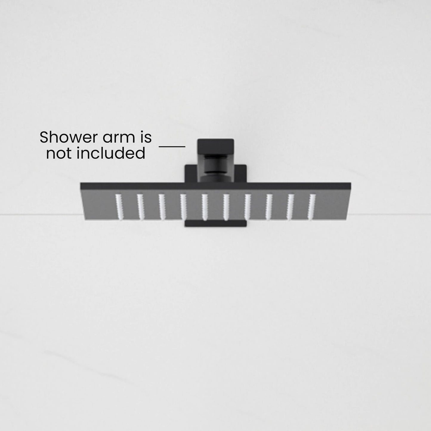 Square Sus304 shower head SHD1001