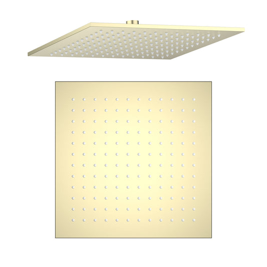 Aquavit 300mm Classic 8mm Thick Square Stainless Steel Rain Showerhead SHD1201
