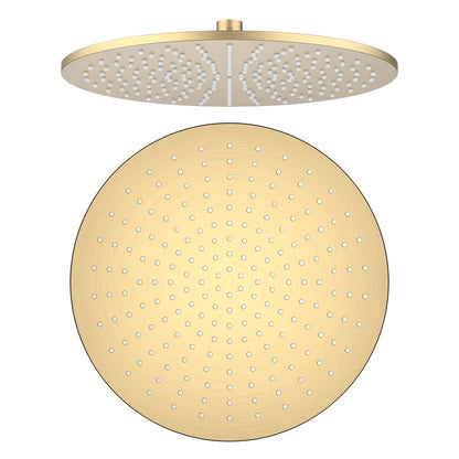 Aquavit 300mm Classic 8mm Thick Round Stainless Steel Rain Showerhead SHD1202