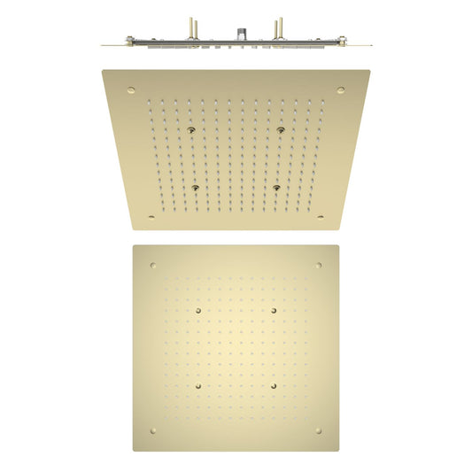 Aquavit 500x500mm Flush-Mount Ceiling Rainfall Showerhead with 3-Tier Reinforced Structure SHE2001