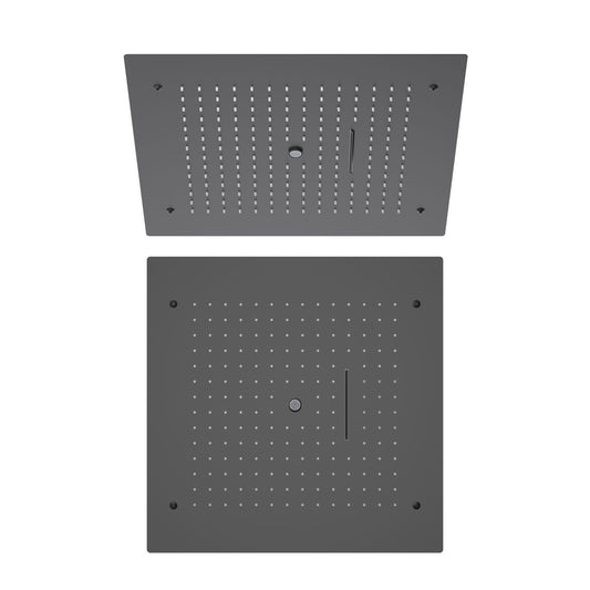 Aquavit 500x500mm 3-Function Flush-Mount Ceiling Rainfall Showerhead SHE2003
