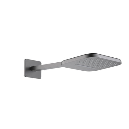 Solid Brass 2-Function Wall-Mounted Shower Head with Rain and Waterfall SHG1001