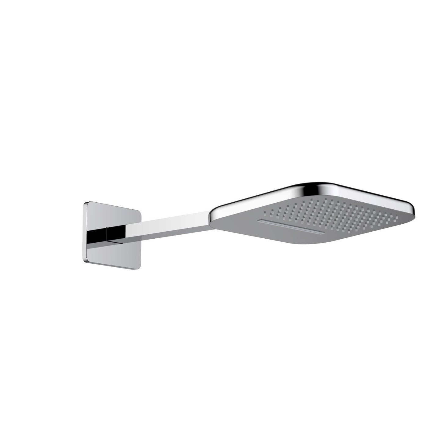 Solid Brass 2-Function Wall-Mounted Shower Head with Rain and Waterfall SHG1001