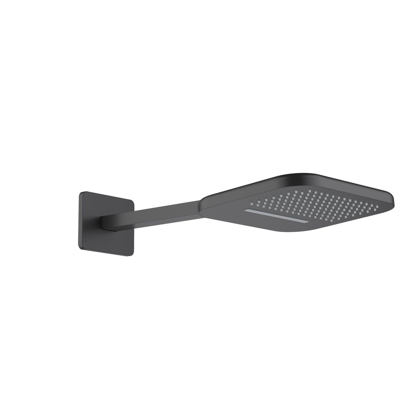 Solid Brass 2-Function Wall-Mounted Shower Head with Rain and Waterfall SHG1001