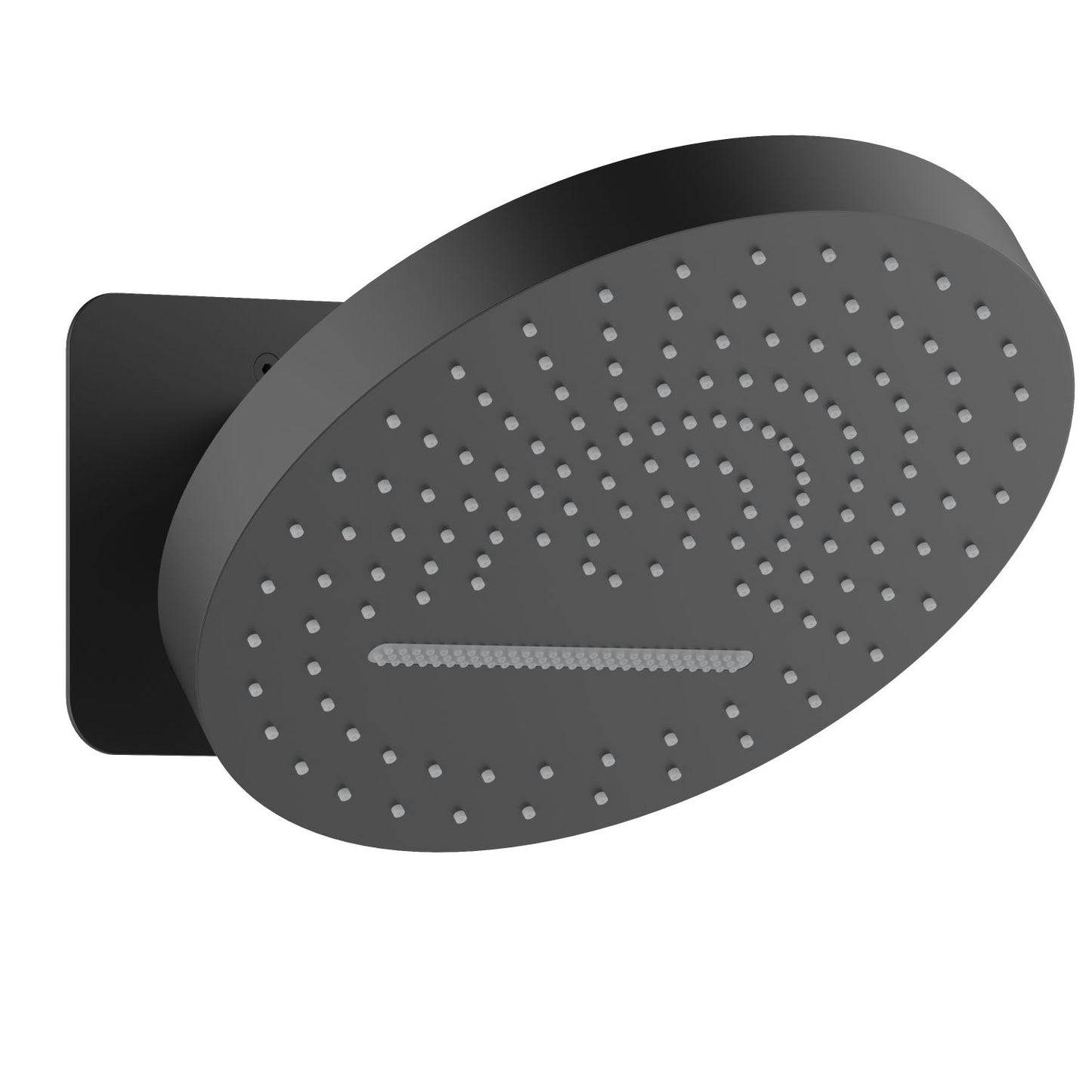 SUS304 2-Function Round Shower Head with Rain and Oscillating Spray SHG1202