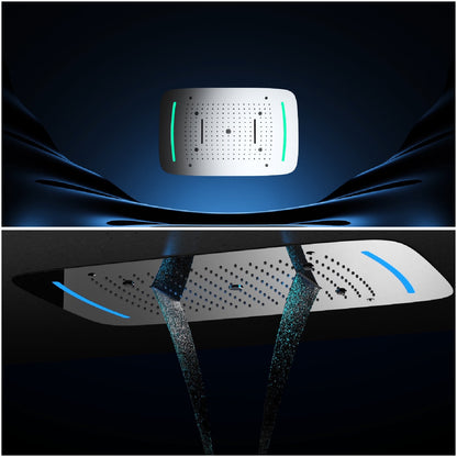 3 Way Ceiling head shower with LED light SHL2703