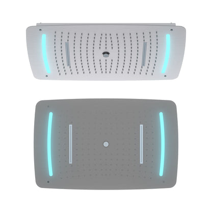 Aquavit 680x480mm 3-Function Ceiling LED Rainfall Showerhead SHL2704
