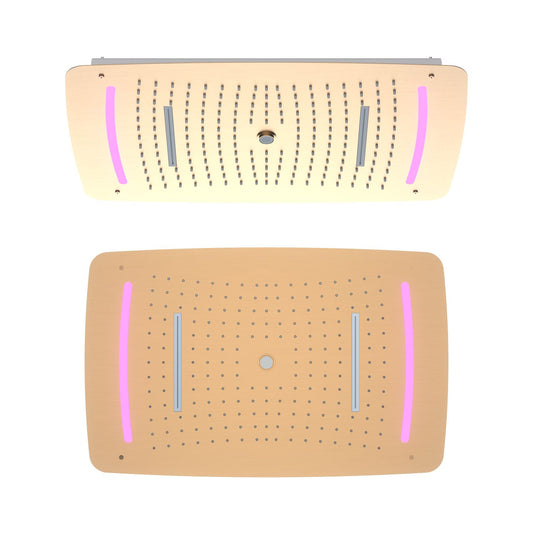 Aquavit 680x480mm 3-Function Ceiling LED Rainfall Showerhead SHL2704
