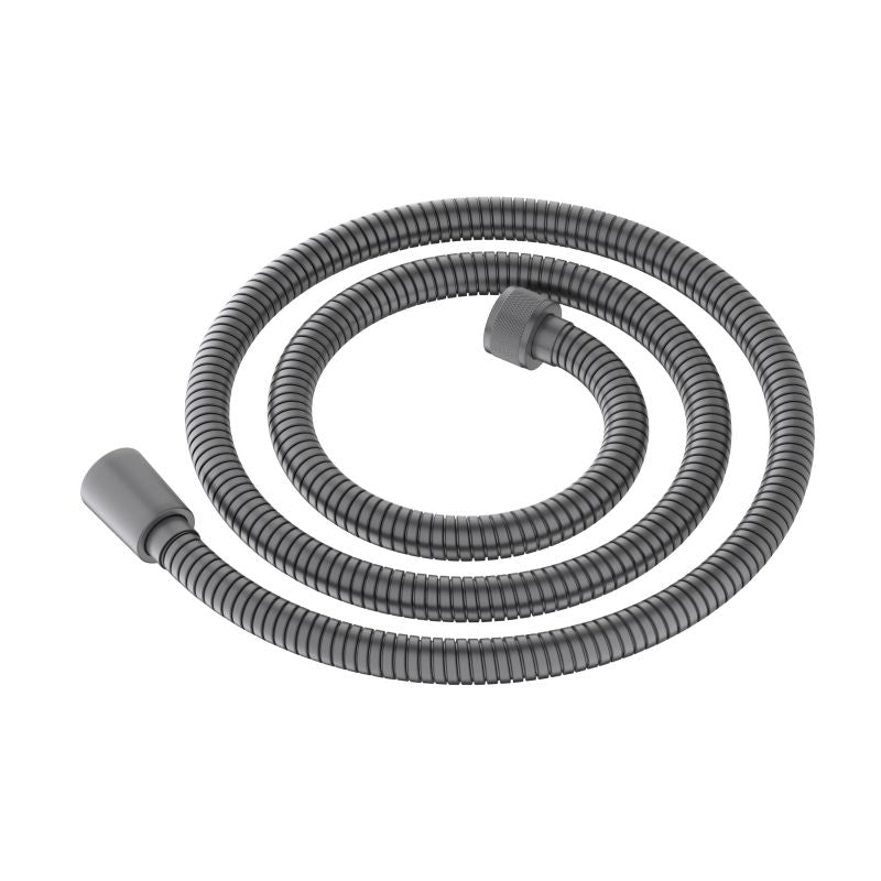 SL1202 brushed gunmetal 1200 mm high-pressure stainless steel shower hose with smooth connectors