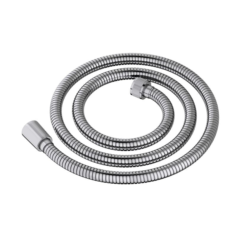SL1202 chrome 1200 mm high-pressure stainless steel shower hose with smooth connectors