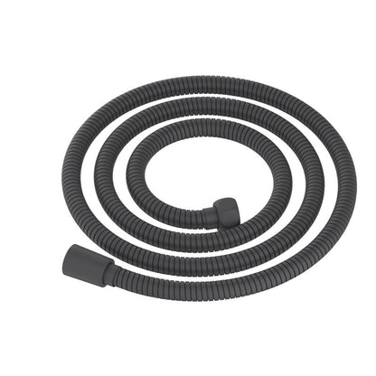 SL1501 matte black 1500 mm SUS304 anti-twist shower hose with smooth connector