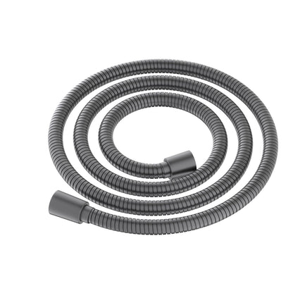 SL1504 brushed Gunblack SUS304 anti-twist shower hose with smooth G1/2 connectors