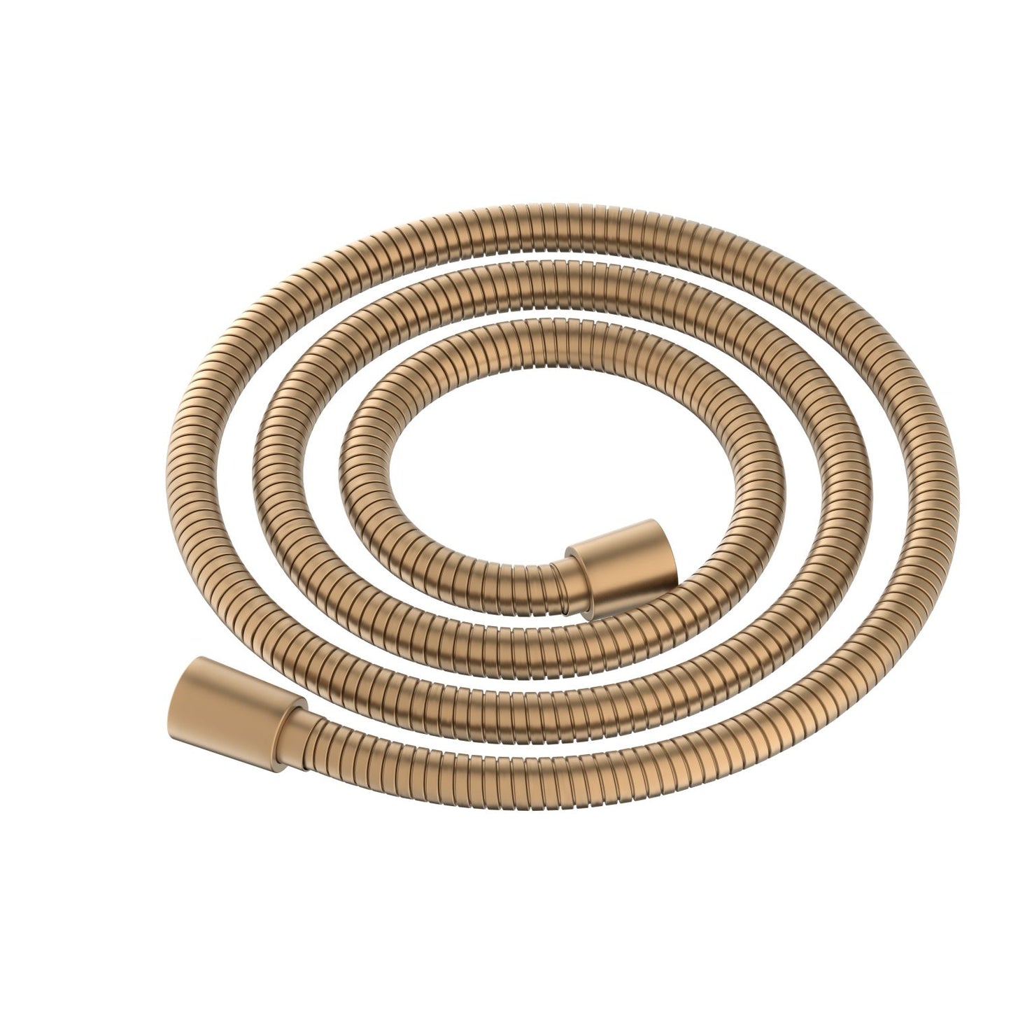 SL1504 brushed rose gold SUS304 anti-twist shower hose with smooth G1/2 connectors