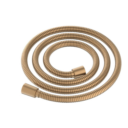 SL1504 brushed rose gold SUS304 anti-twist shower hose with smooth G1/2 connectors