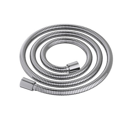 SL1504 chrome SUS304 anti-twist shower hose with smooth G1/2 connectors
