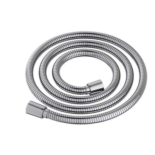 SL1504 chrome SUS304 anti-twist shower hose with smooth G1/2 connectors