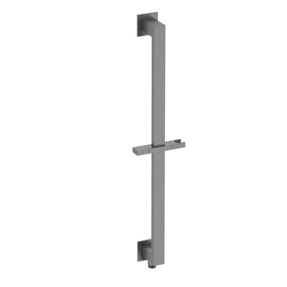 SRS7005 brushed gunmetal square slide rail with integrated water outlet
