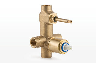 Solid Brass Valve with 2-Way Diverter