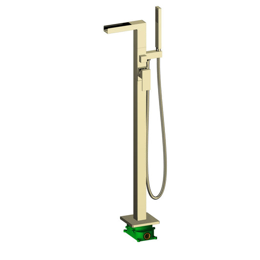 Waterfall Freestanding floor mounted bathtub faucet with installation box TF0703013