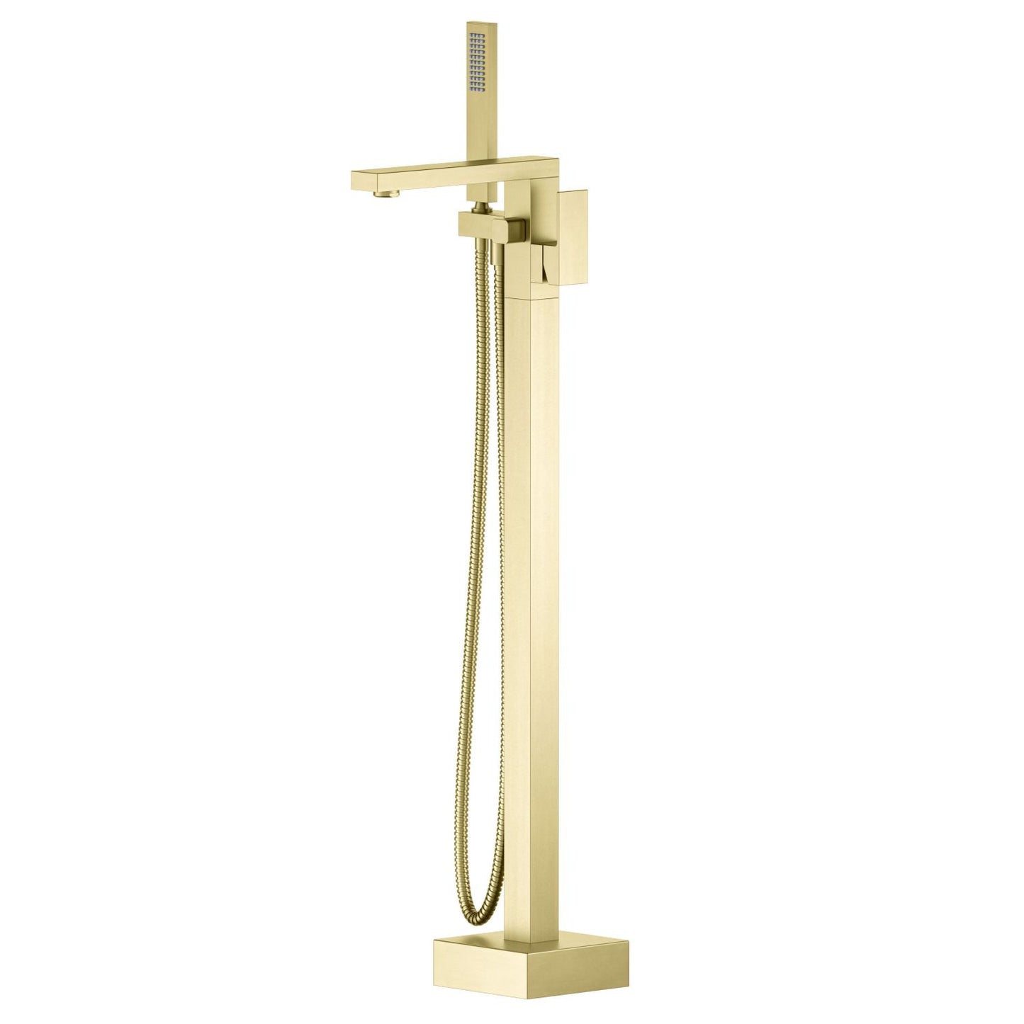 Cube Floor mounted tub faucet with hand shower TF0803011