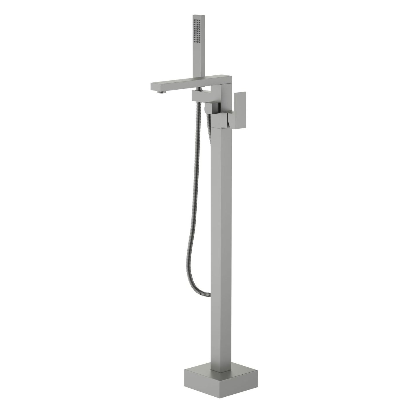 Cube Floor mounted tub faucet with hand shower TF0803011