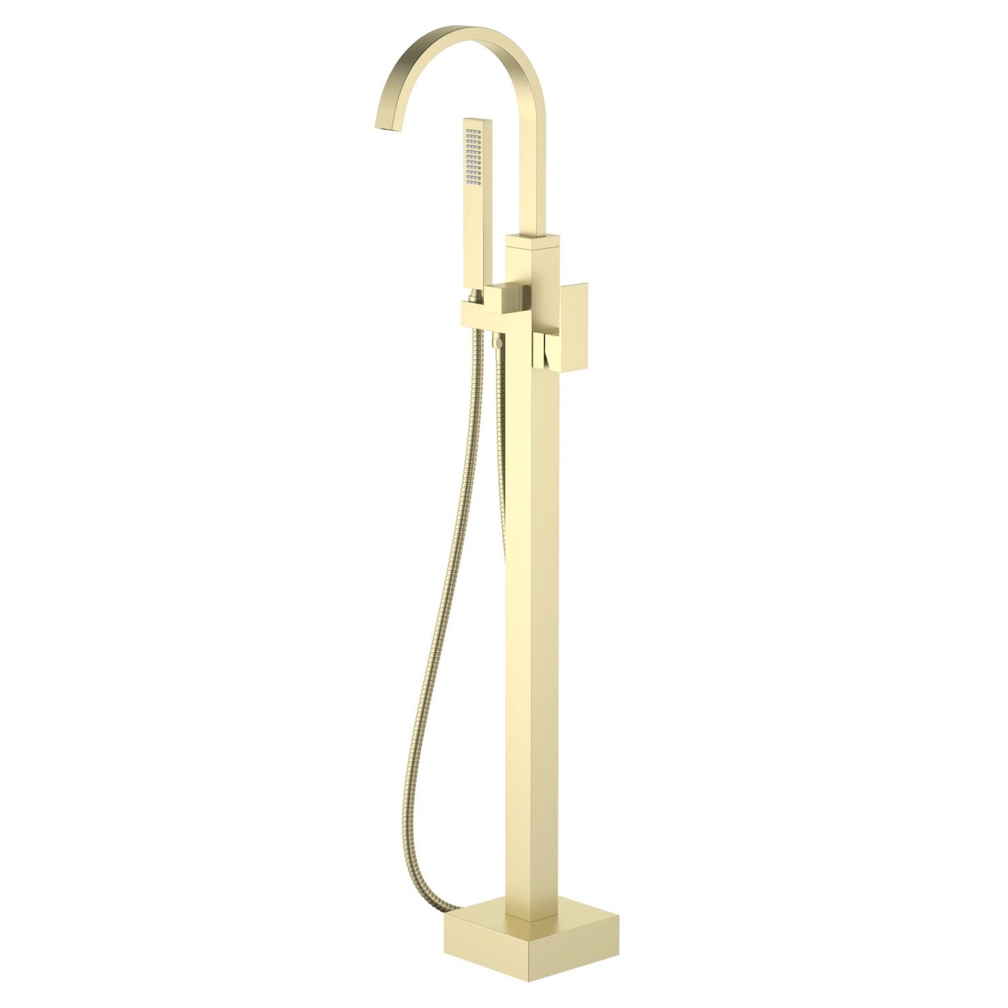 Cube Single Handle Floor Mounted Freestanding Tub Filler TF0803031