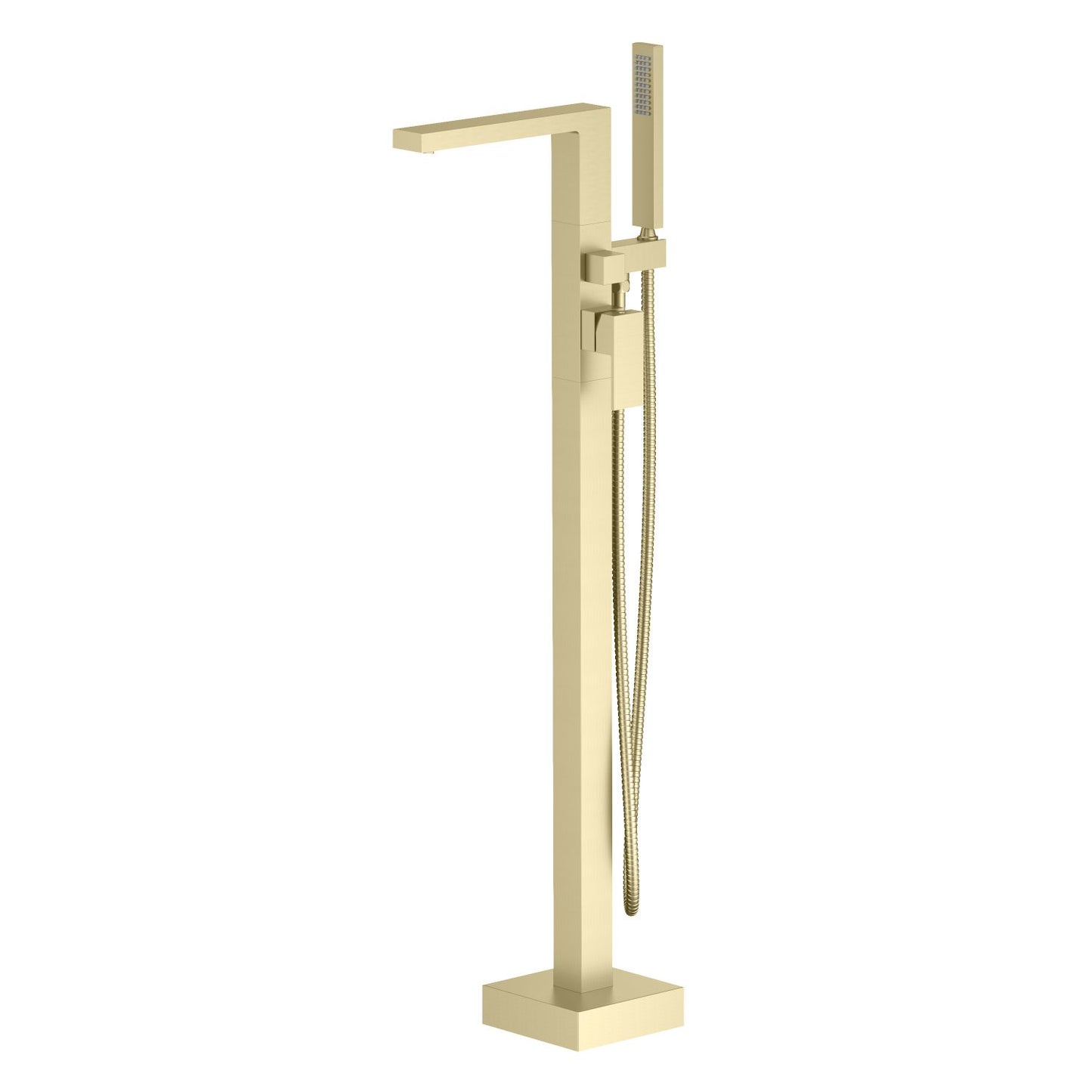 Cube Floor mounted tub faucet with hand shower TF0804011