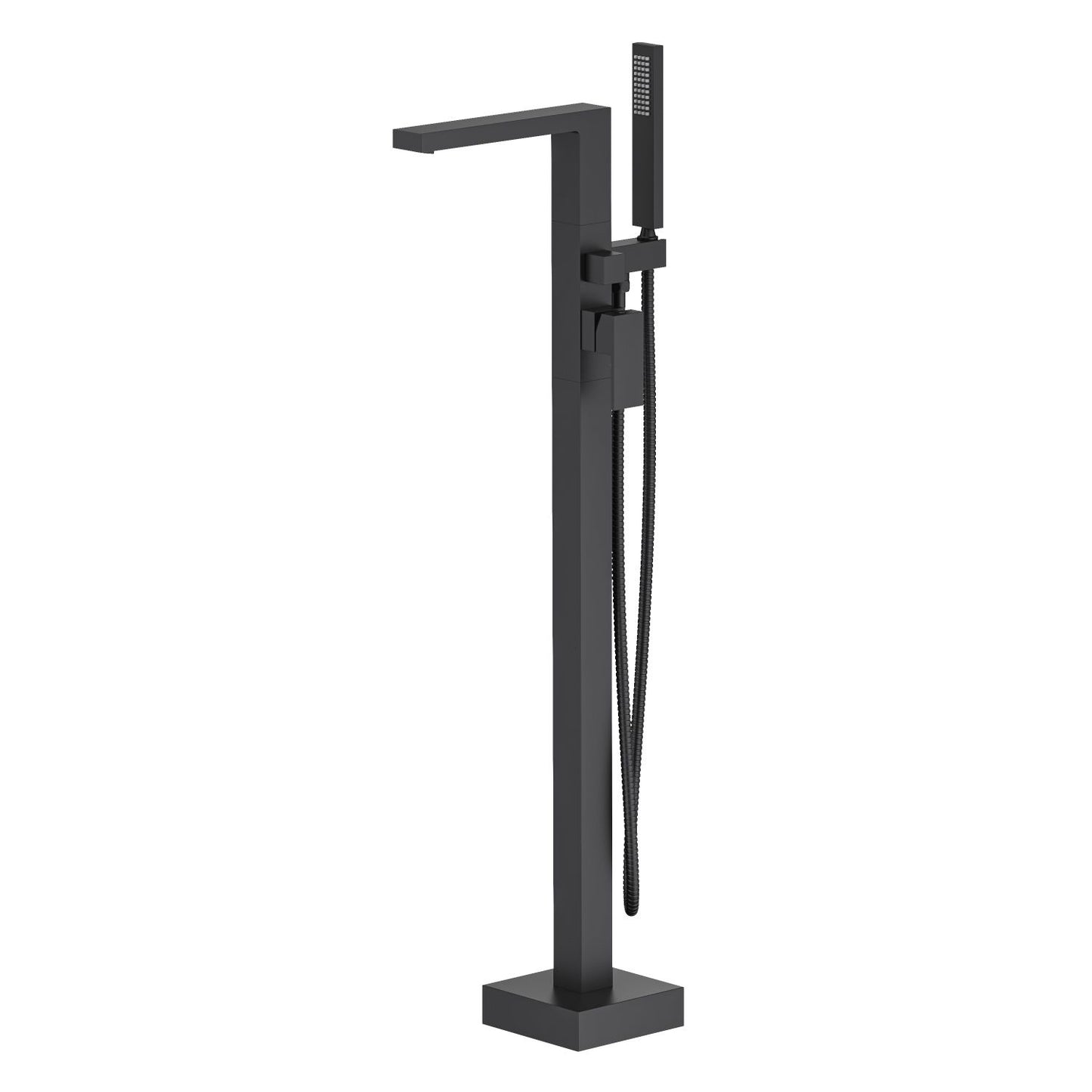 Cube Floor mounted tub faucet with hand shower TF0804011
