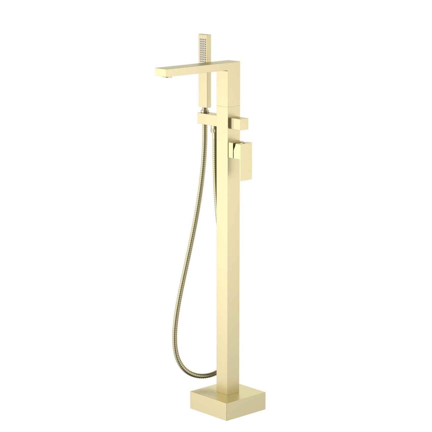 Cube Free standing tub filler with hand shower TF0804021