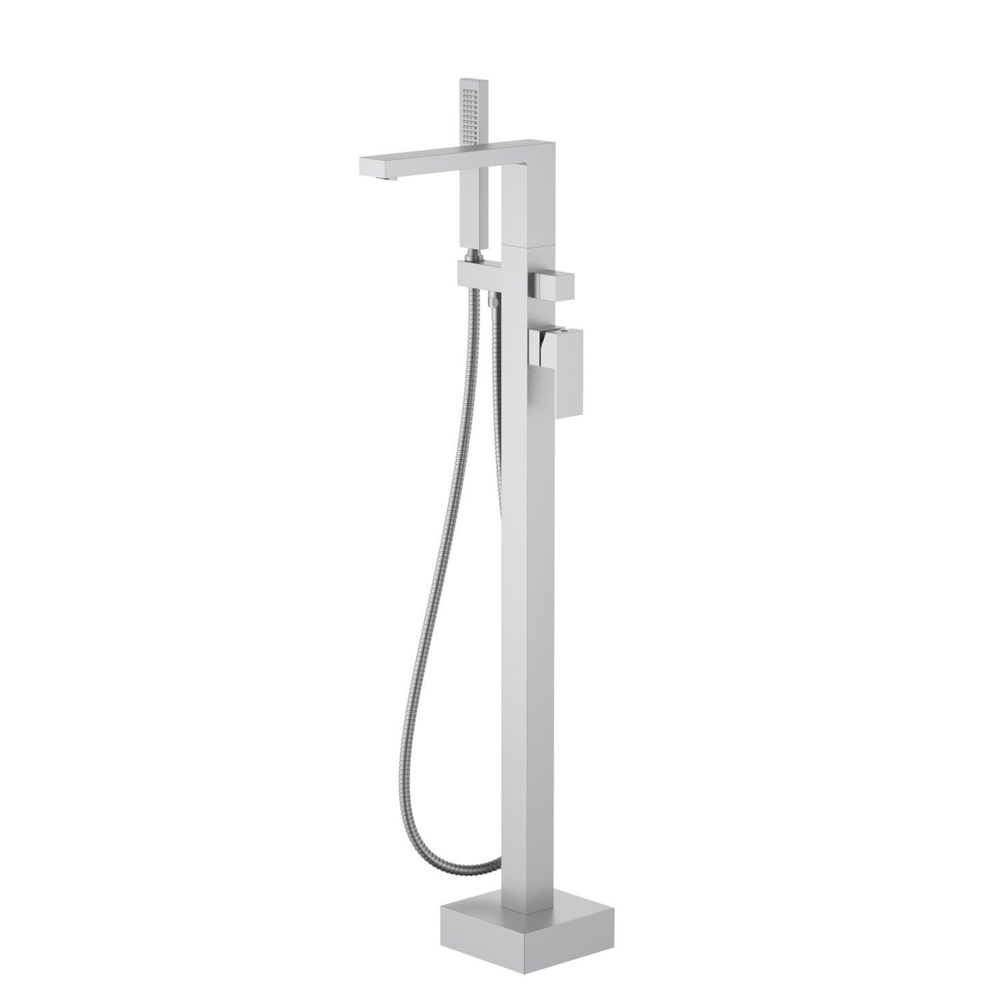 Cube Free standing tub filler with hand shower TF0804021