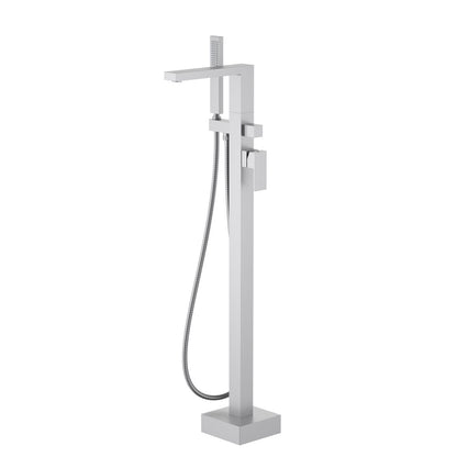 Cube Free standing tub filler with hand shower TF0804021