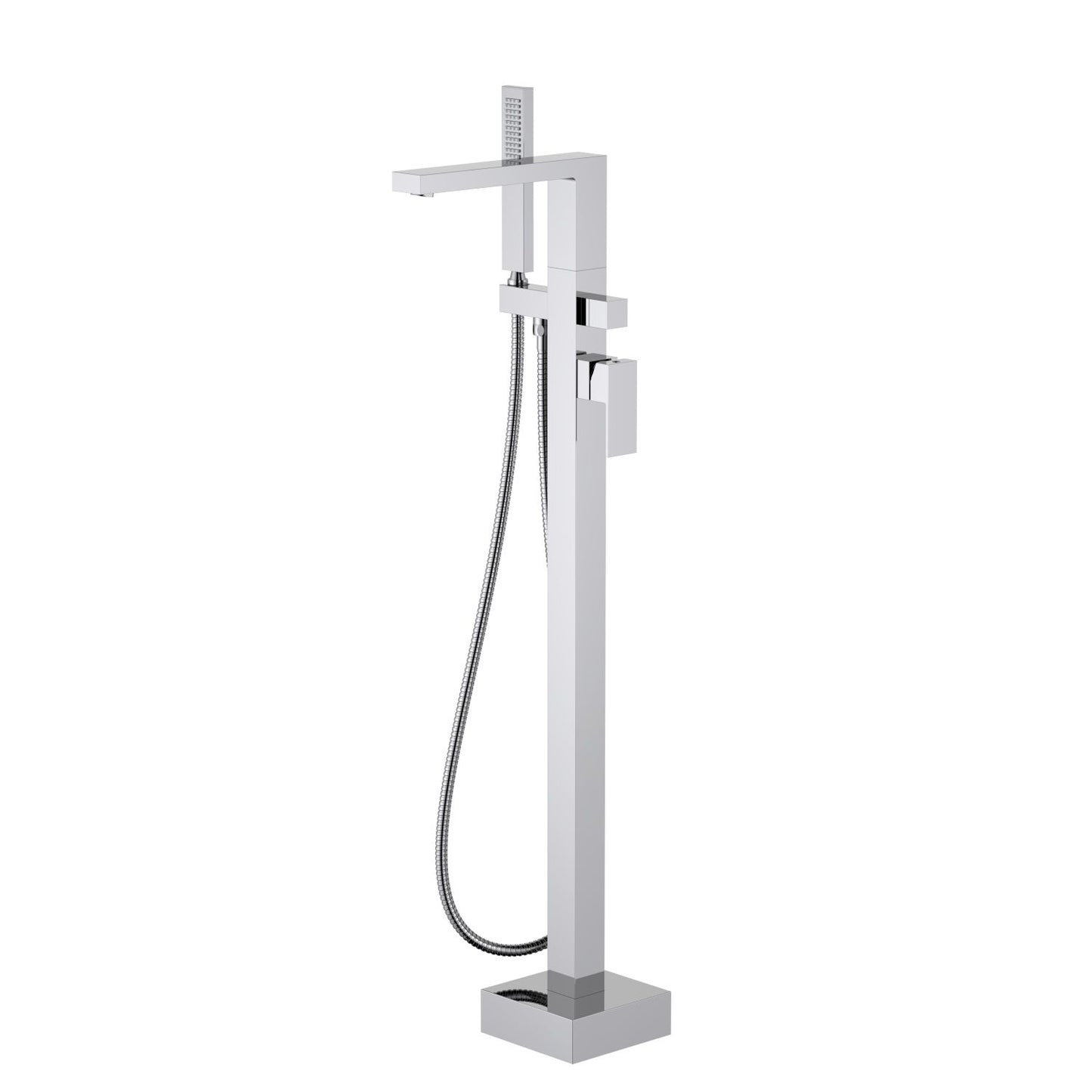Cube Free standing tub filler with hand shower TF0804021