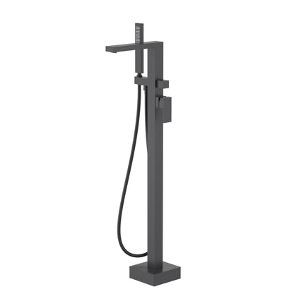 Cube Free standing tub filler with hand shower TF0804021