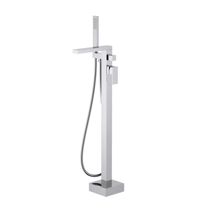 Aquavit Cube Freestanding Tub Faucet with Low Profile Brass Spout TF0805021
