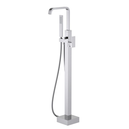 Aquavit Cube Freestanding Tub Faucet with waterfall spout TF0806021
