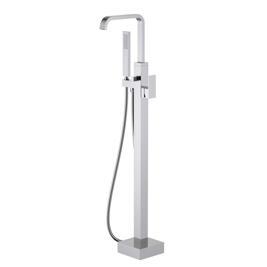 Aquavit Cube Freestanding Tub Faucet with waterfall spout TF0806021