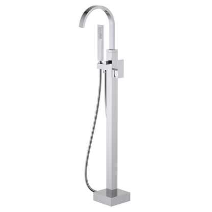 Aquavit Cube Freestanding Tub Faucet with waterfall spout TF0806031