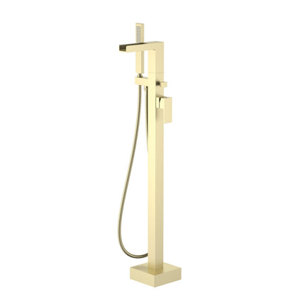 Aquavit Freestanding Tub Filler with Real Waterfall Spout and Hand Shower TF0807051