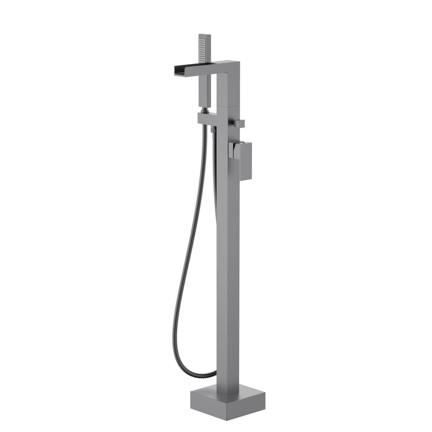 Aquavit Freestanding Tub Filler with Real Waterfall Spout and Hand Shower TF0807051