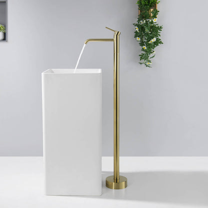 Circular Floor mounted Basin mixer TF0900011